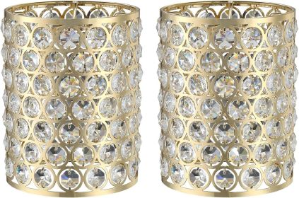 Polyhedral Crystal Metal Pendant Ceiling Chandelier Wall Sconce Lamp Replacement Covers